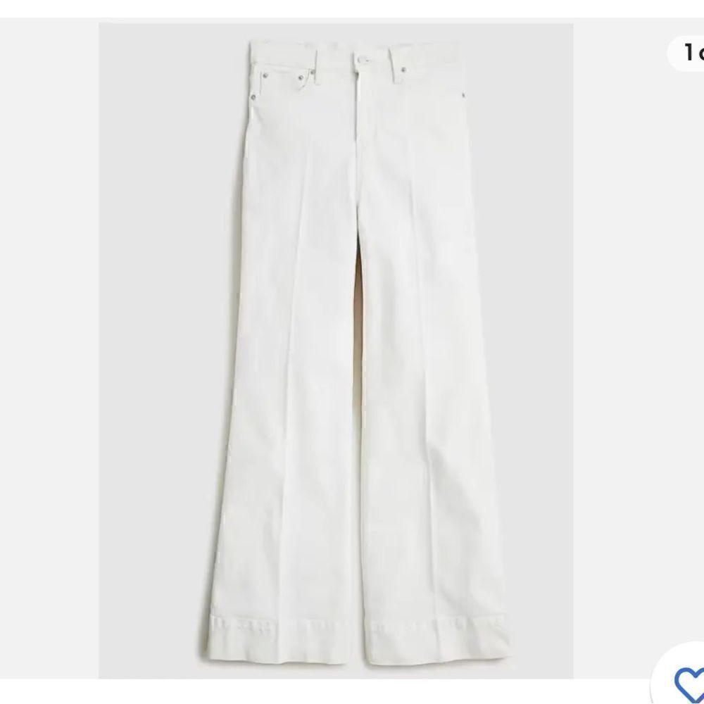 J.Crew Women's Tall Wide Leg Denim Trouser*